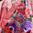 Photo15: Flower & Crane Kimono Robe(SIZE:M)