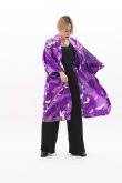 Photo4: Silk Crane "Happi-Coat" robe