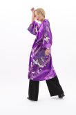 Photo1: Silk Crane "Happi-Coat" robe