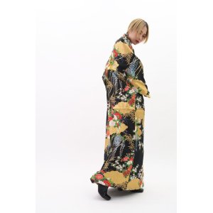 Photo: Bamboo &　Peony "Kimono" robe