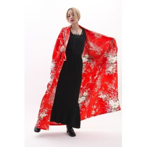 Photo: Silk Graceful Flower "KIMONO" robe