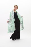 Photo4: Silk Wisteria "Happi-Coat" robe