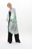 Photo3: Silk Wisteria "Happi-Coat" robe