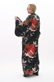 Photo4: Silk Crane "KIMONO" robe