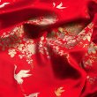 Photo12: Silk Chrysanthemum & Crane "Happi-Coat" robe