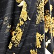 Photo4: Chrysanthemum & Crane  "Kimono" robe