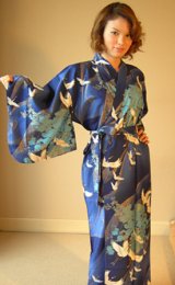 Photo: Crane "Kimono" robe XL ( Wide Size )
