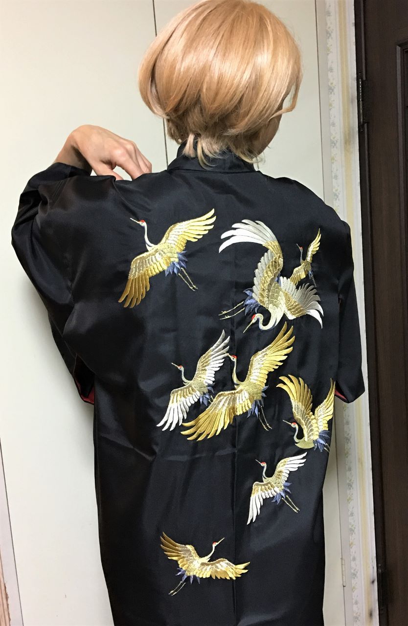 Photo: Golden Crane "KIMONO" robe