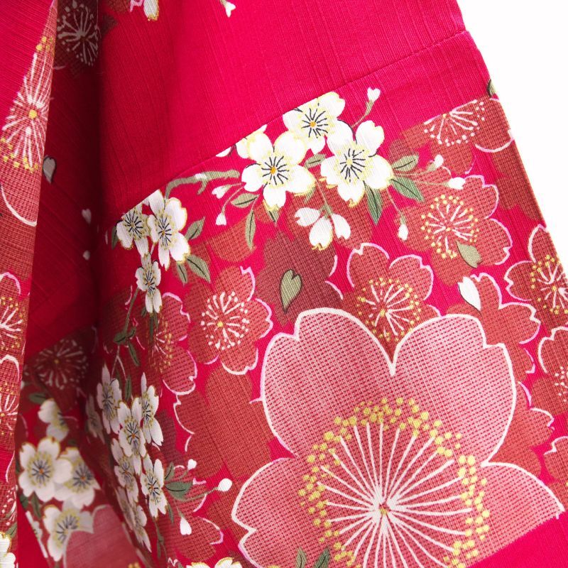 Photo10: Cherry Blossom  "Happi-coat" robe (Half length)