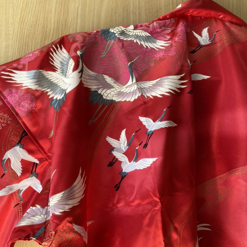Photo15: Crane "Happi-Coat" robe