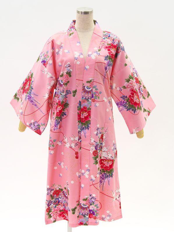 Photo1: The Symphony of Beauty  "Happi-coat" robe