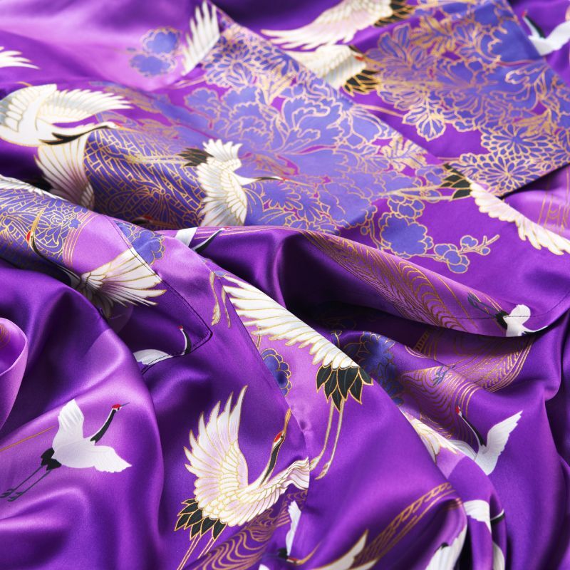 Photo: Silk Crane "KIMONO" robe