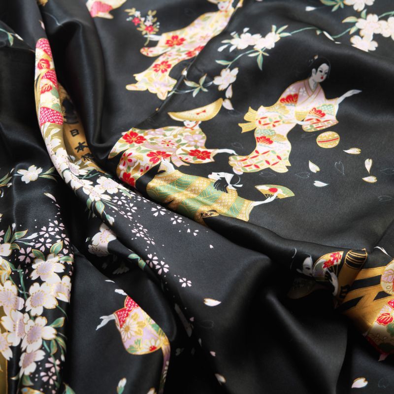 Photo: Silk Cherry Dance "KIMONO" robe