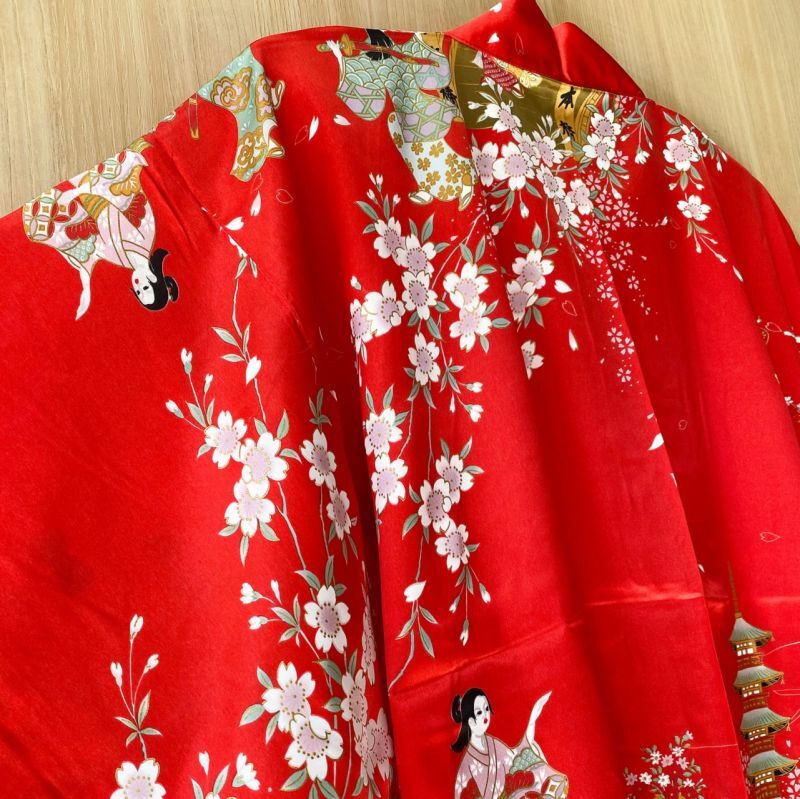 Photo: Silk Cherry Dance "KIMONO" robe