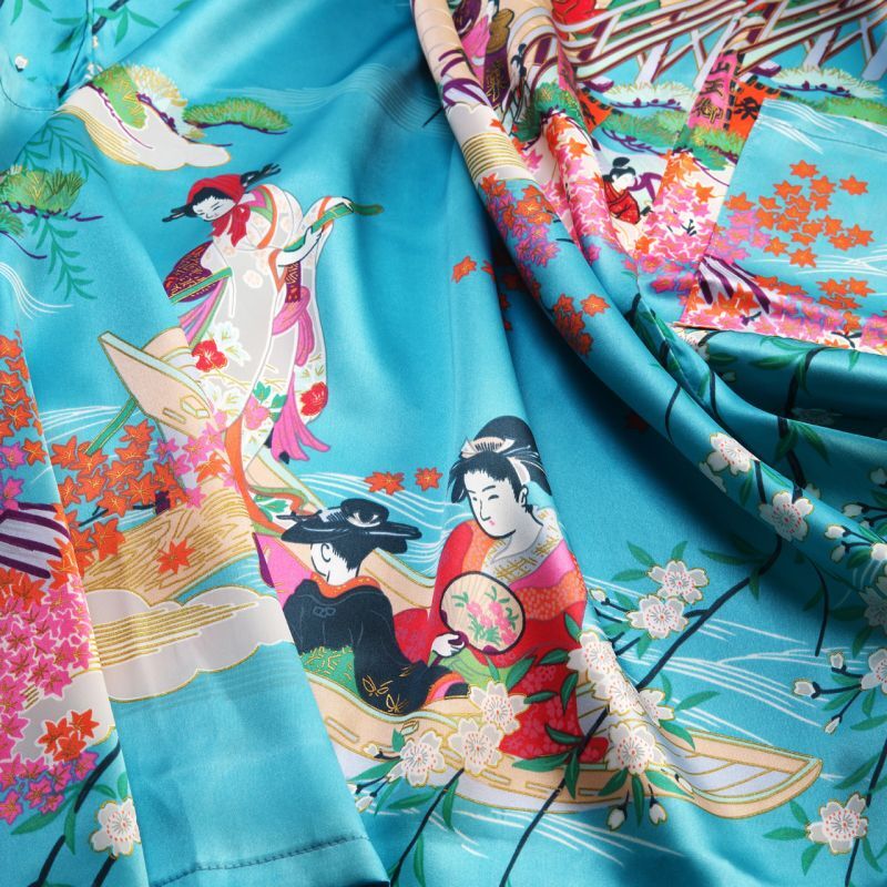 Photo: Silk Boating "Kimono" robe