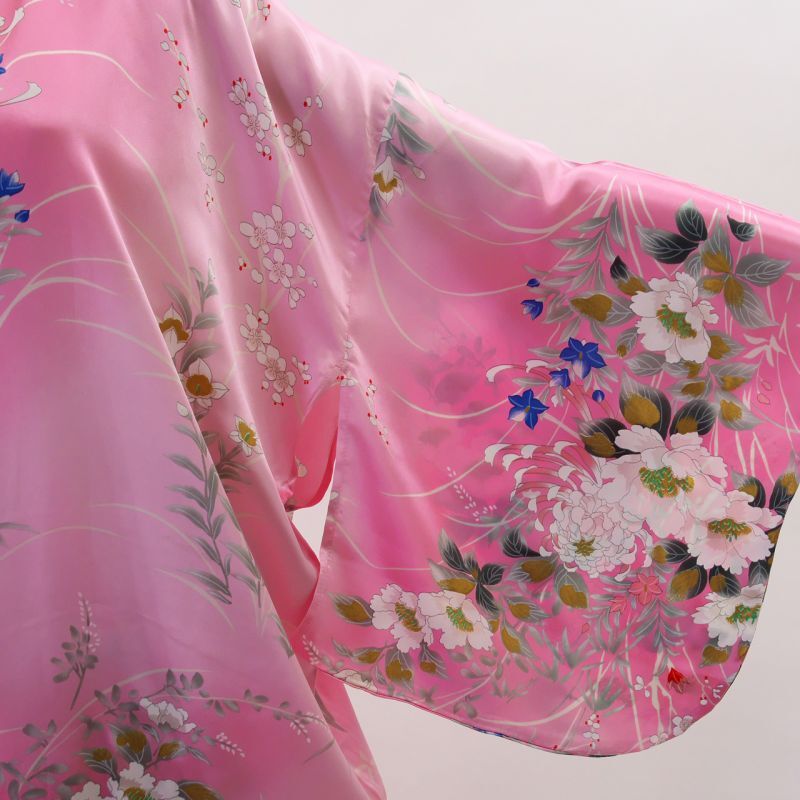 Photo: Silk Graceful Flower "KIMONO" robe