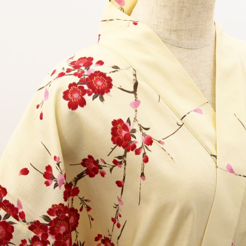 Photo: "SAKURA"(CHERRY)  & Crane  "Kimono" robe