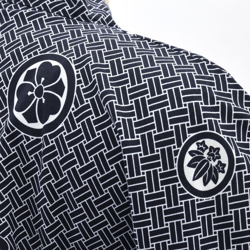 Photo: Family Emblem  Cotton "YUKATA" robe (Long)