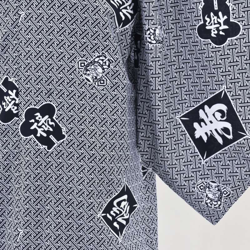 Photo: Happy Character  Cotton "YUKATA" robe (Long)