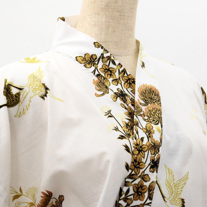 Photo: Chrysanthemum & Crane  "Kimono" robe