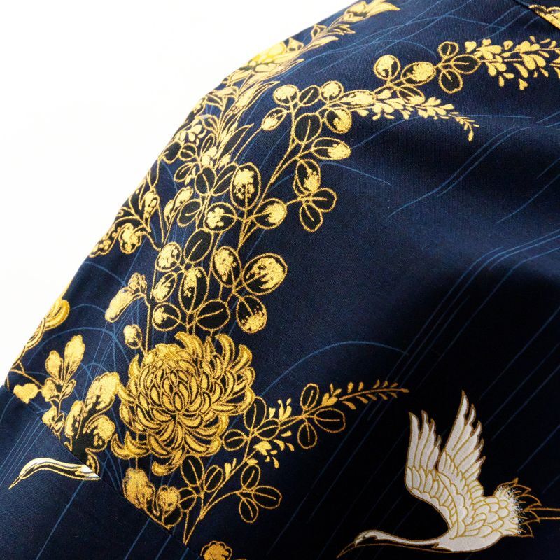 Photo: Chrysanthemum & Crane  "Kimono" robe