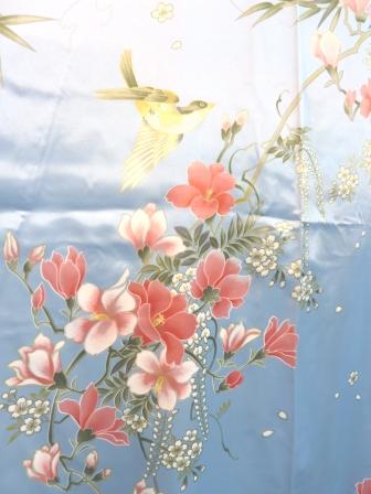 Photo6: Magnolia  "Kimono" robe